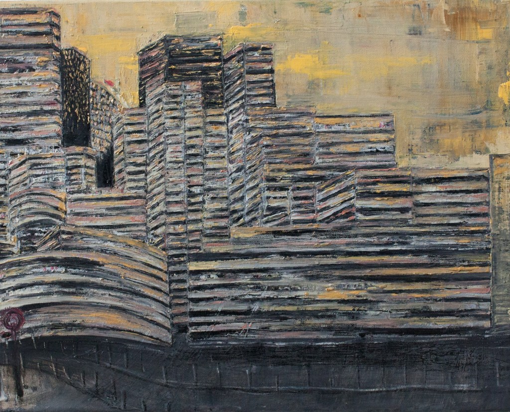 Astana, cielo giallo